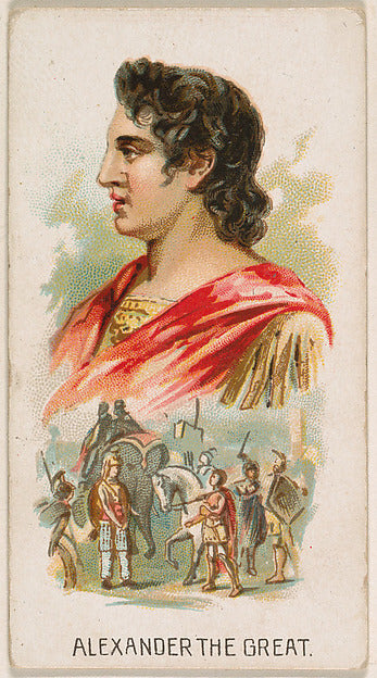 :Alexander the Great from Leaders series issued by Kinney Br-16x12"(A3) Poster
