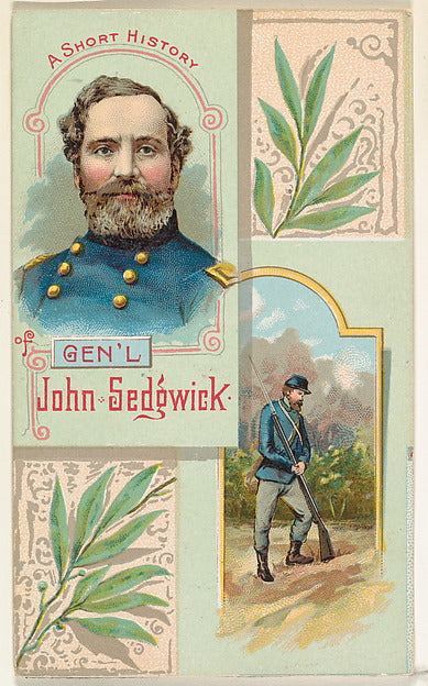 :A Short History: General John Sedgwick from the Histories o-16x12"(A3) Poster
