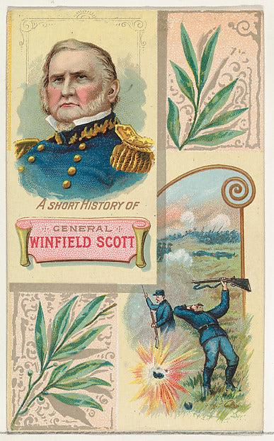 :A Short History: General Winfield Scott from the Histories -16x12"(A3) Poster