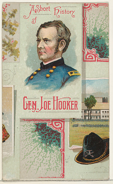 :A Short History: General Joseph Hooker from the Histories o-16x12"(A3) Poster