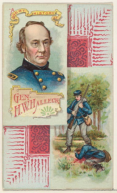 :A Short History: General Henry W. Halleck from the Historie-16x12"(A3) Poster