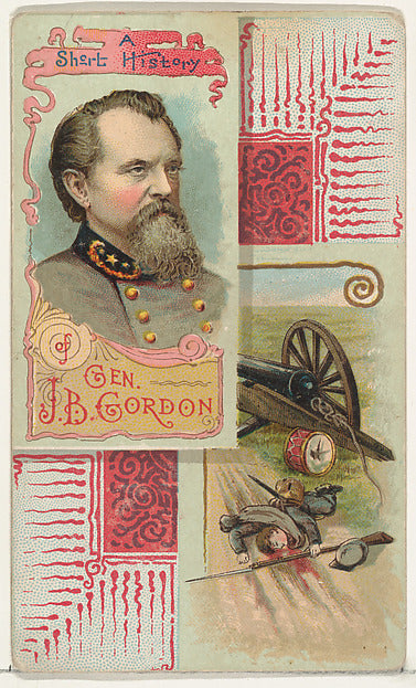 :A Short History: General John Brown Gordon from the Histori-16x12"(A3) Poster