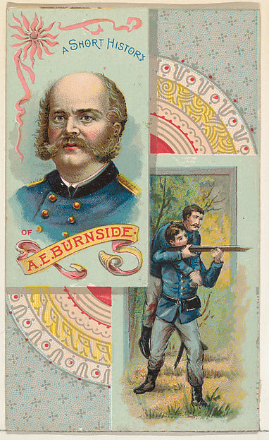 :A Short History of General A. E. Burnside from the Historie-16x12"(A3) Poster
