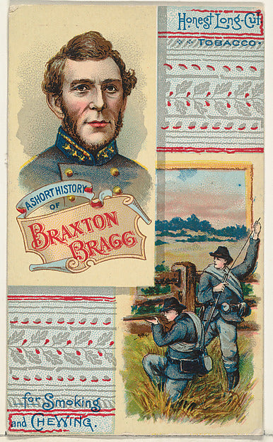 :A Short History of General Braxton Bragg from the Histories-16x12"(A3) Poster