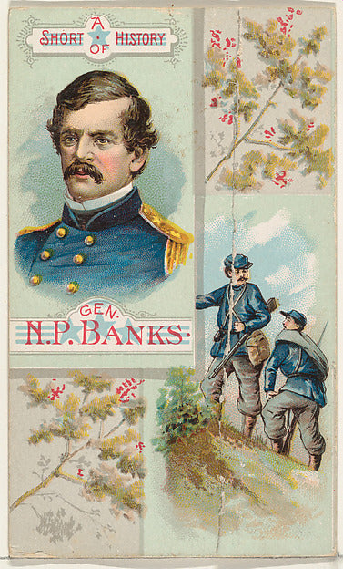 :A Short History of General Nathaniel P. Banks from the Hist-16x12"(A3) Poster