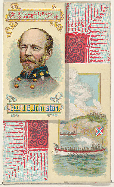 :A Short History of General J. E. Johnston from the Historie-16x12"(A3) Poster