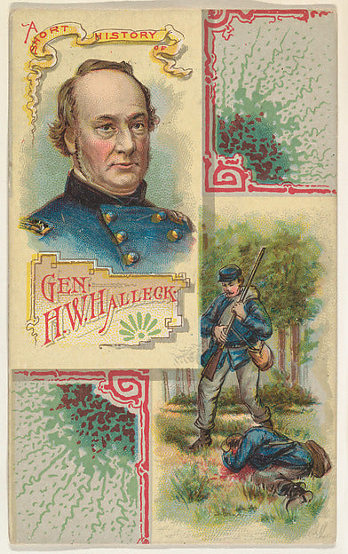 :A Short History of General H. W. Halleck from the Histories-16x12"(A3) Poster