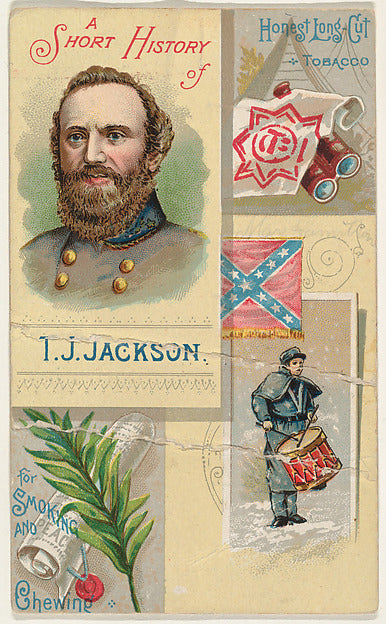 :A Short History of General T. J. Jackson from the Histories-16x12"(A3) Poster