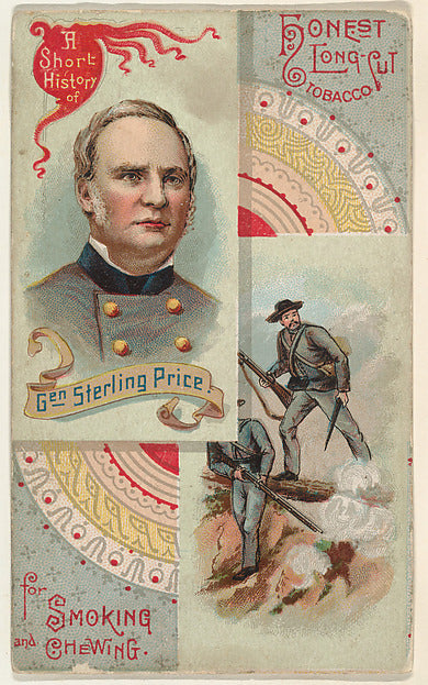:A Short History of General Sterling Price from the Historie-16x12"(A3) Poster