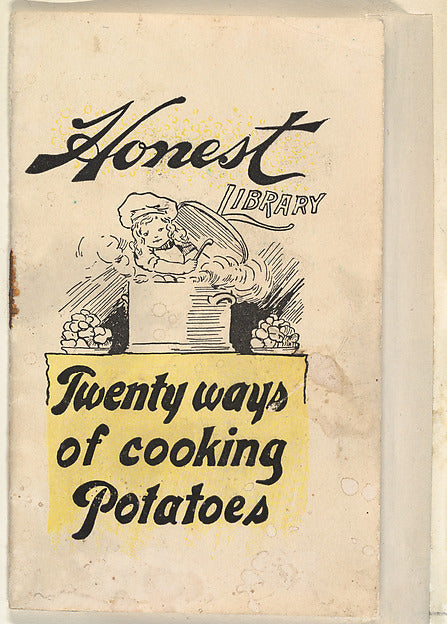 :Twenty Ways of Cooking Potatoes from the Honest Library ser-16x12"(A3) Poster