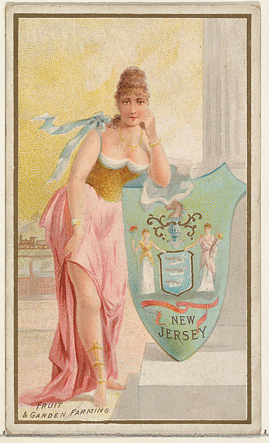 :New Jersey from the Industries of States series issued by D-16x12"(A3) Poster