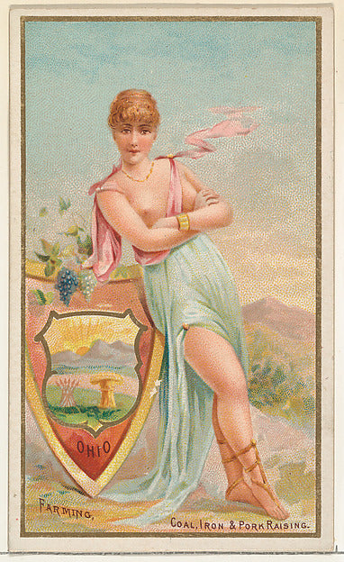 :Ohio from the Industries of States series issued by Duke So-16x12"(A3) Poster