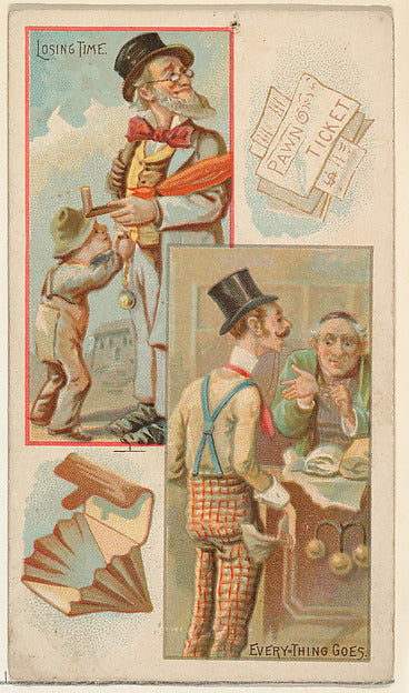 :Losing Time / Every Thing Goes from the Jokes series issued-16x12"(A3) Poster