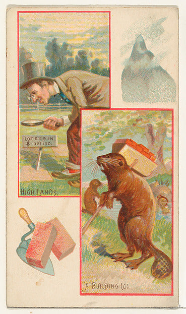 :High Lands / A Building Lot from the Jokes series issued by-16x12"(A3) Poster