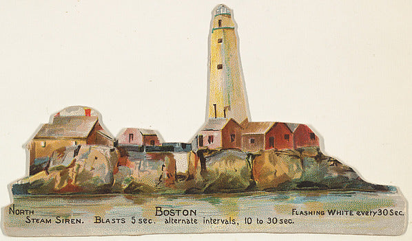:Boston from the Lighthouses series issued by Duke Sons & Co-16x12"(A3) Poster