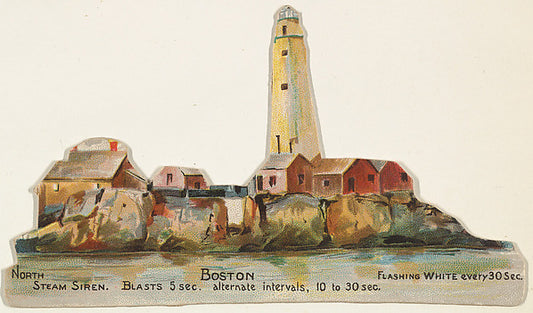 :Boston from the Lighthouses series issued by Duke Sons & Co-16x12"(A3) Poster