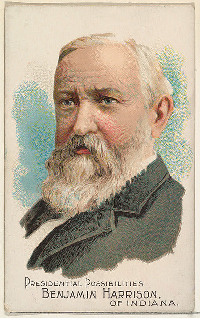 :Benjamin Harrison of Indiana from the Presidential Possibil-16x12"(A3) Poster
