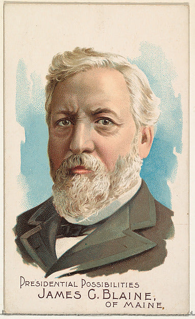 :James G. Blaine of Maine from the Presidential Possibilitie-16x12"(A3) Poster