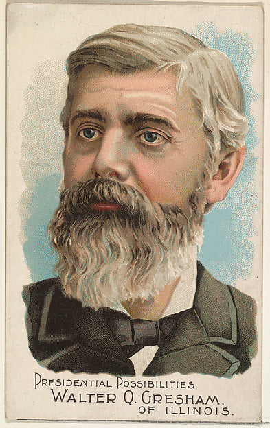 :Walter Q. Gresham of Illinois from the Presidential Possibi-16x12"(A3) Poster