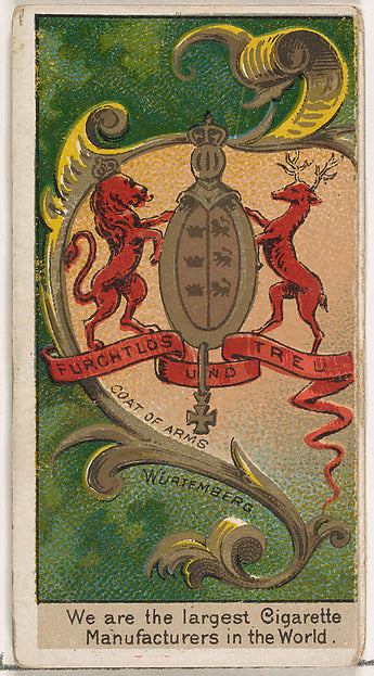 :Charles I King of Württemberg from the Rulers Flags and Coa-16x12"(A3) Poster