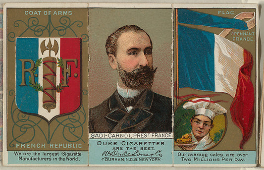 :President Sadi-Carnot of France from the Rulers Flags and C-16x12"(A3) Poster