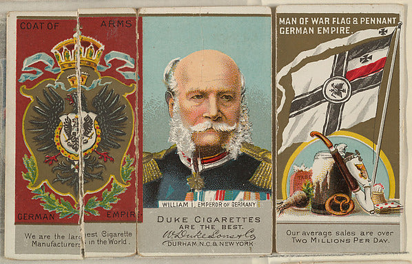 :William I Emperor of Germany from the Rulers Flags and Coat-16x12"(A3) Poster