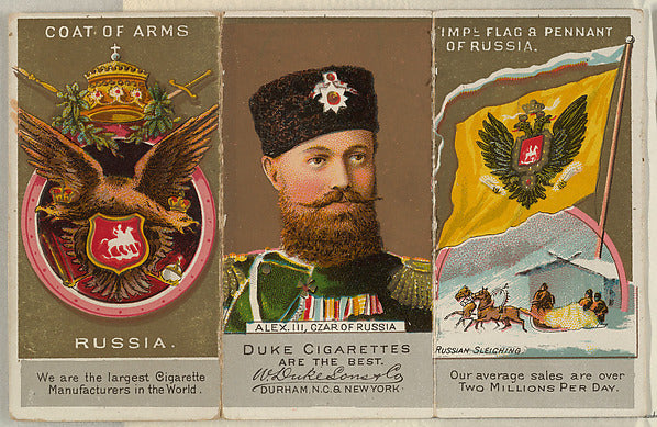 :Alexander III Czar of Russia from the Rulers Flags and Coat-16x12"(A3) Poster