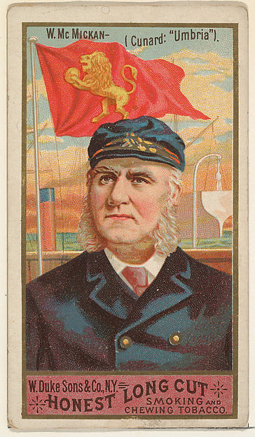 :W. McMickan from the Sea Captains series issued by Duke Son-16x12"(A3) Poster