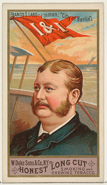 :Francis S. Land from the Sea Captains series issued by Duke-16x12"(A3) Poster