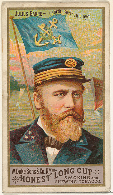 :Julius Barre from the Sea Captains series issued by Duke So-16x12"(A3) Poster