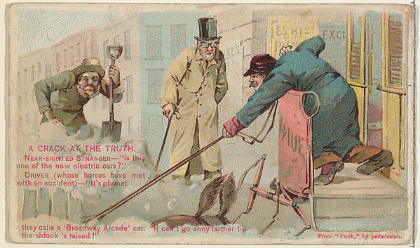 :A Crack at the Truth from the Snapshots from "Puck" series -16x12"(A3) Poster