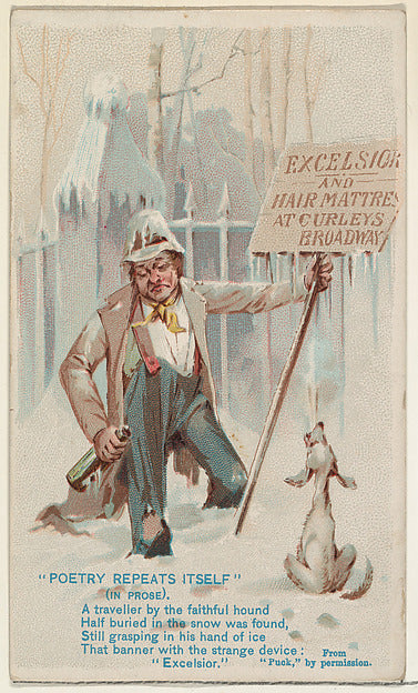 :Poetry Repeats Itself from the Snapshots from "Puck" series-16x12"(A3) Poster