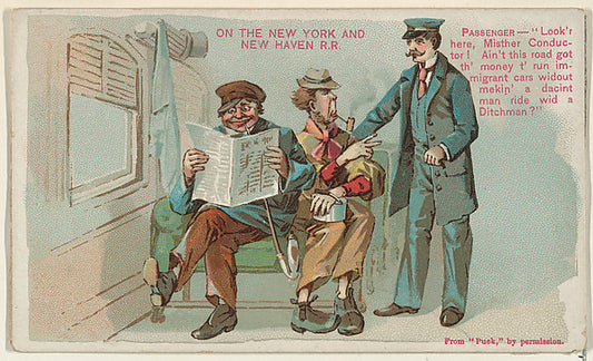 :On the New York and New Haven Railroad from the Snapshots f-16x12"(A3) Poster