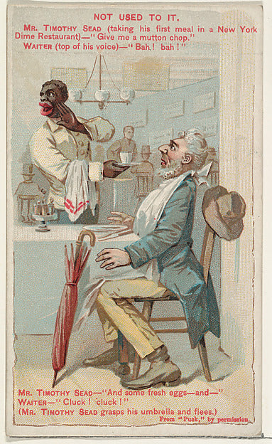 :Not Used To It from the Snapshots from "Puck" series issued-16x12"(A3) Poster