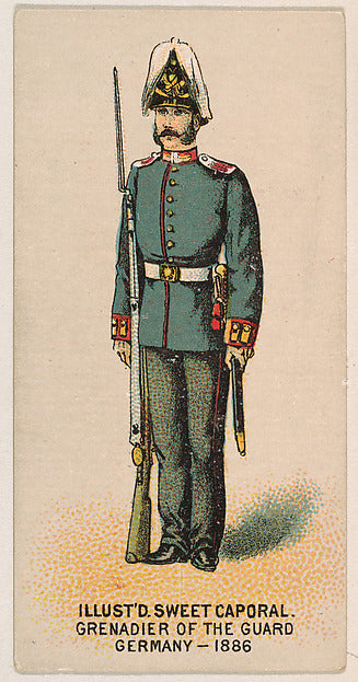 :Grenadier of the Guard Germany 1886 from the Military Serie-16x12