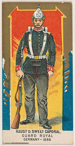 :Royal Guard Germany 1886 from the Military Series issued by-16x12
