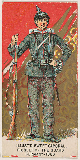 :Pioneer of the Guard Germany 1886 from the Military Series -16x12"(A3) Poster