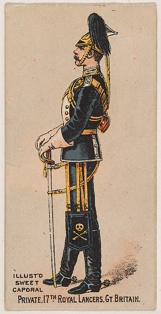 :Private 17th Royal Lancers Great Britain from the Military -16x12"(A3) Poster