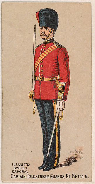 :Captain Coldstream Guards Great Britain from the Military S-16x12