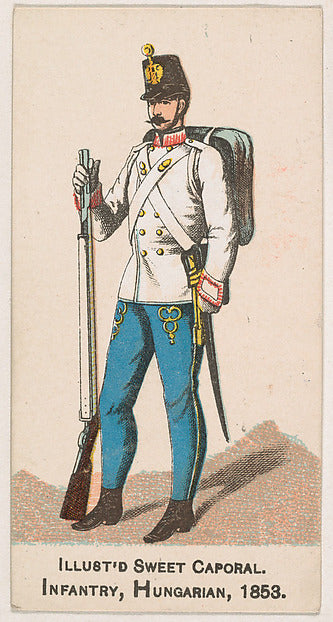 :Infantry Hungarian 1853 from the Military Series issued by -16x12"(A3) Poster