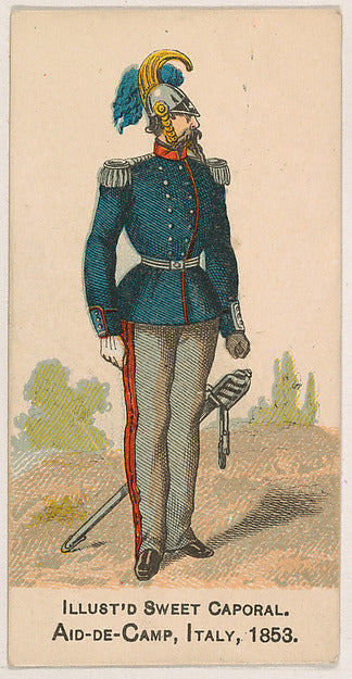 :Aid-de-Camp Italy 1853 from the Military Series issued by K-16x12"(A3) Poster