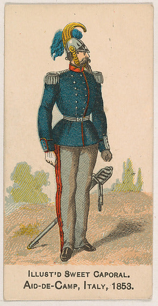 :Aid-de-Camp Italy 1853 from the Military Series issued by K-16x12