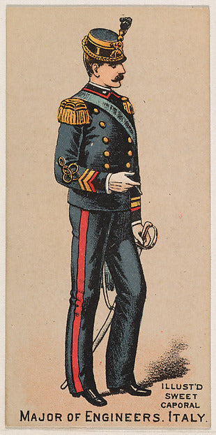 :Major of Engineers Italy from the Military Series issued by-16x12"(A3) Poster