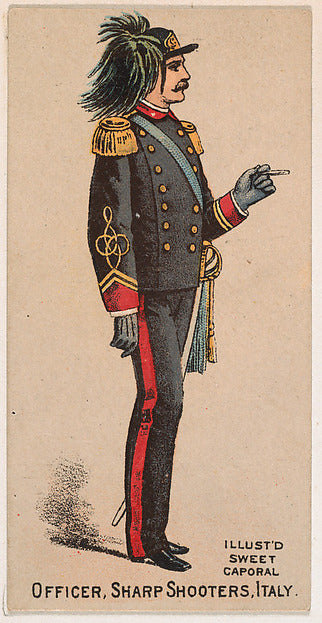 :Officer Sharp Shooters Italy from the Military Series issue-16x12"(A3) Poster