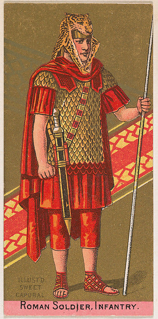 :Roman Soldier Infantry from the Military Series issued by K-16x12"(A3) Poster