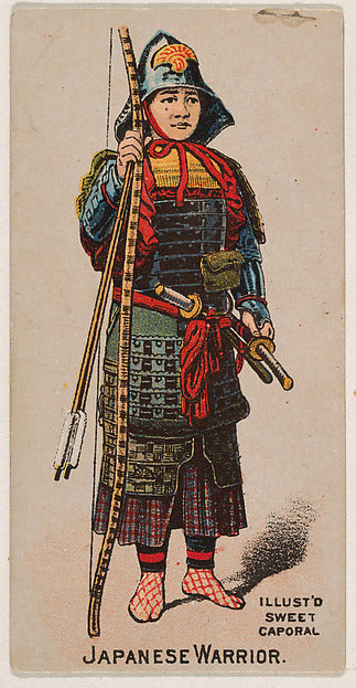 :Japanese Warrior from the Military Series issued by Kinney -16x12"(A3) Poster