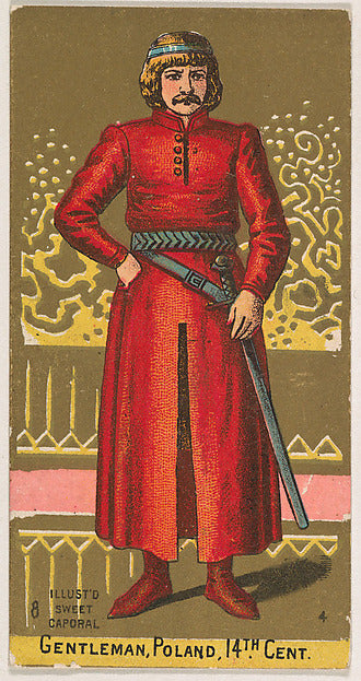 :Gentleman Poland 14th Century from the Military Series issu-16x12"(A3) Poster