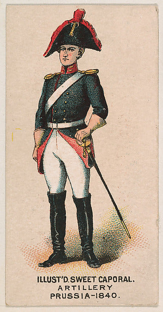 :Artillery Prussia 1840 from the Military Series issued by K-16x12"(A3) Poster