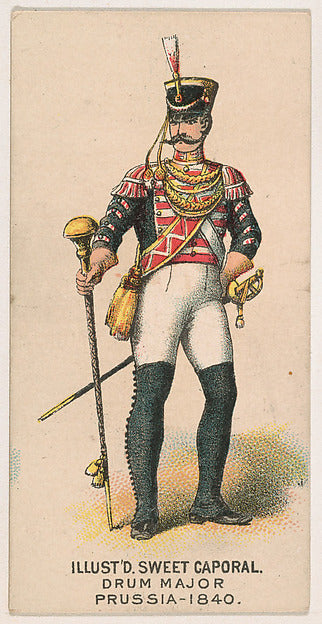 :Drum Major Prussia 1840 from the Military Series issued by -16x12"(A3) Poster