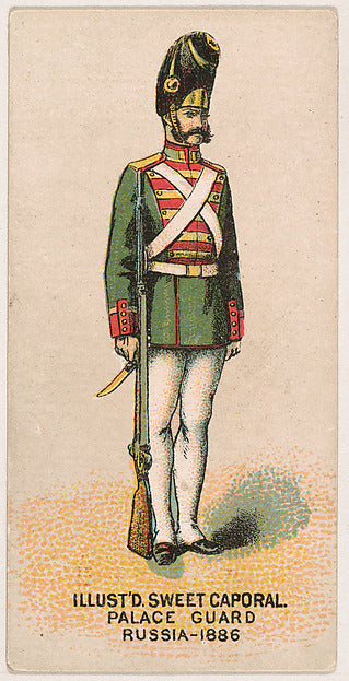 :Palace Guard Russia 1886 from the Military Series issued by-16x12"(A3) Poster